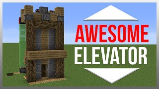 Minecraft 1.12: Redstone Tutorial - Elevator!