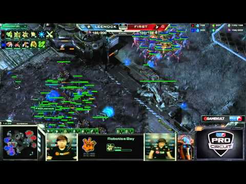 (HD540) First vs Leenock - PvZ - Final G1 - Starcraft 2 Replay [FR]