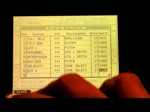 Akai MPC 4000:  Round Robin Pad cycle