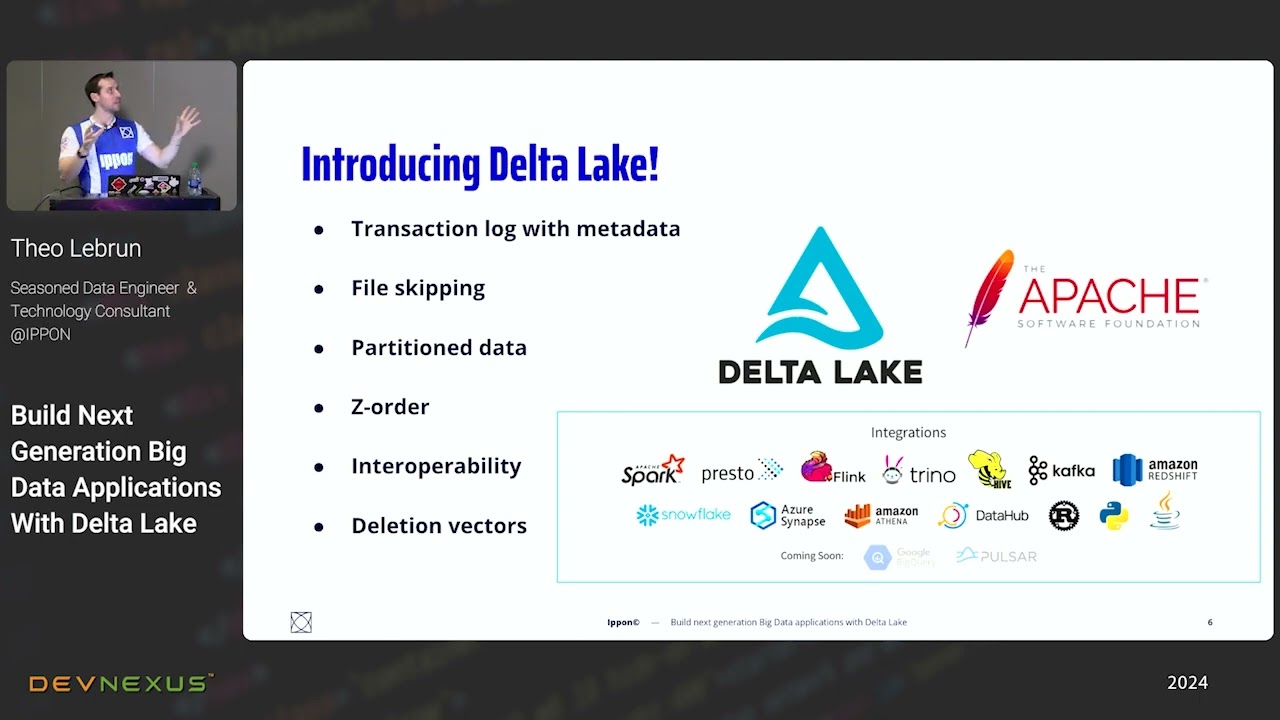 Devnexus 2024 - Build Next Generation Big Data Applications With Delta Lake - Theo Lebrun