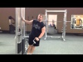 Leaning Cable Lateral Raise