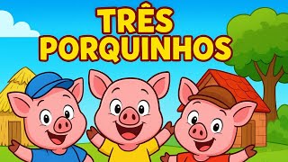 📖 História dos Três Porquinhos 🐷🐷🐷 | Conto de Fadas Infantil Educativo para Crianças