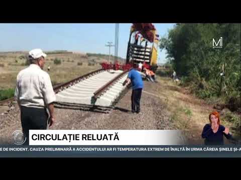 Circulația pe tronsonul de cale ferată Culma - Ceadîr - Lunga a fost reluată