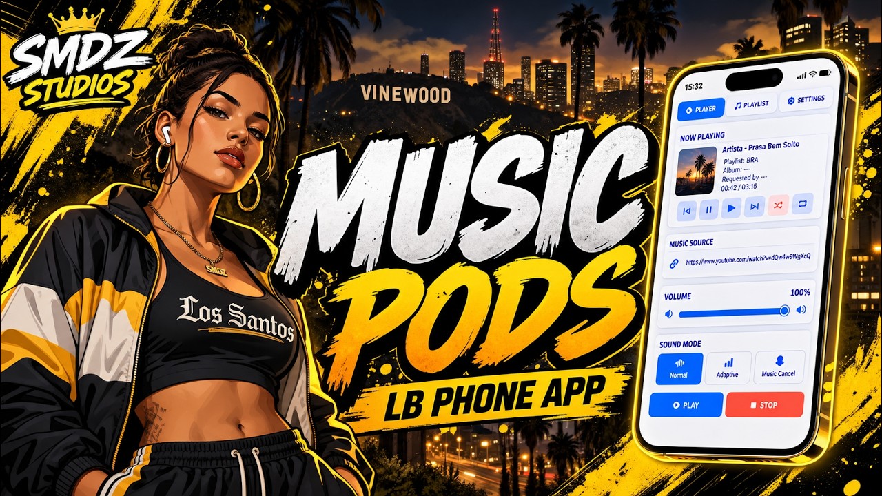 LB Phone APP - iFruit Pods - GTA V Script on Forge Mods