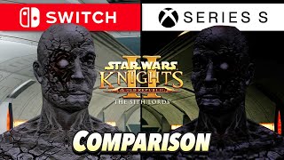 Star Wars: KOTOR II Graphics Comparison - (Switch vs OG Xbox, Series S/X)