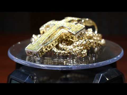 Pre-Owned Gold Diamond Cross Necklace - Boca Raton Pawn