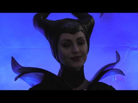 Angelina Jolie Maleficent appears at Walt Disney World for Rock Your Disney Side 24 hour event