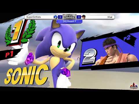Pls Invade - SuperGirlKels [Sonic] vs. Khal [Ryu] - [W] Round 3