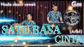 Download lagu Satu rasa cinta karaoke (versi) koplo bajidor Arief nada cewek Gm mp3