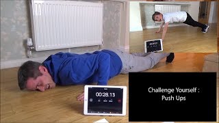 CHALLENGE YOURSELF: PUSH UPS