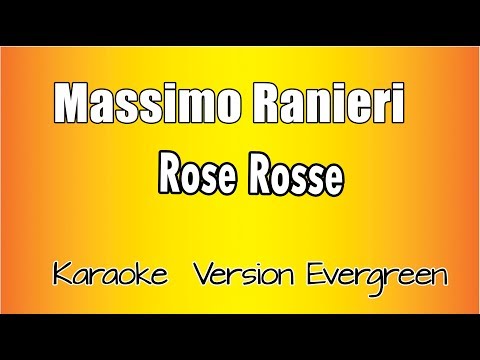 Massimo Ranieri - Rose rosse ( Versione Karaoke Academy Italia)