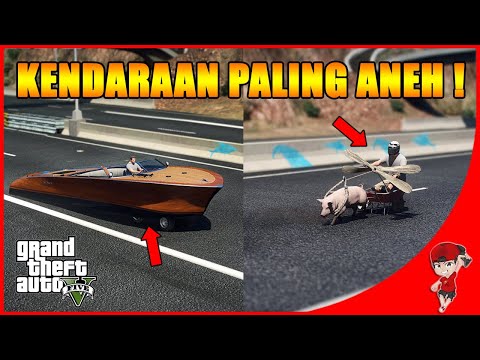 GTA V EKSPERIMEN (27) - KENDARAAN PALING ANEH DI DUNIA wkwkwk