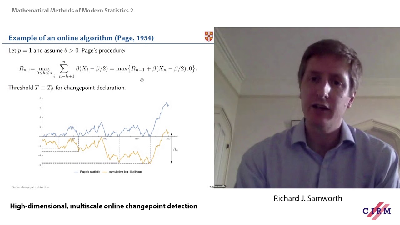 Richard J. Samworth: High-dimensional, multiscale onlinechangepoint detection