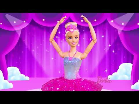Lėlė Barbie Dreamtopia balerina su švieselėmis video
