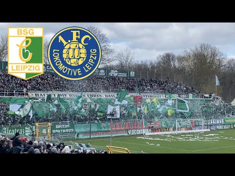 Stimmung beim Leipzig Derby | Chemie Leipzig vs LOK Leipzig Groundhopping 02.04.23