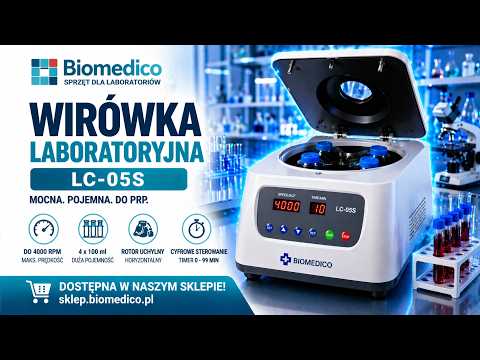 Film produktu Wirówka model: LC-05S, rotor uchylny
