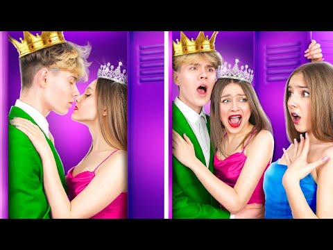Nerd vs Popular at Prom! How to Become A School Queen