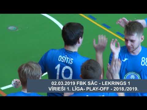 2019.03.02 PLAYOFF 1/4 - 1.spēle: FBK SĀC - Lekrings1 Highlights
