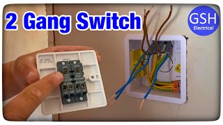 2 Gang Switch Connections Explained - Taking the Feed to the Switch