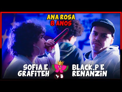 SOFIA (SC) E GRAFITEH X BLACK PANTER E RENANZIN | 2ªFASE | 300° BATALHA DO ANA ROSA | 8 ANOS