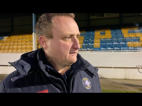 POST-MATCH | Manager Craig Parry reacts to the defeat to Stocksbridge Park Steels.