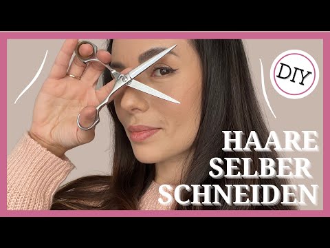 HAARE SELBER SCHNEIDEN I EINFACH & SCHNELL einen geraden Schnitt zaubern I DIY-Haarschnitt