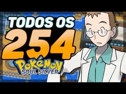 EU COMPLETEI A POKÉDEX NO POKÉMON SOUL SILVER !!