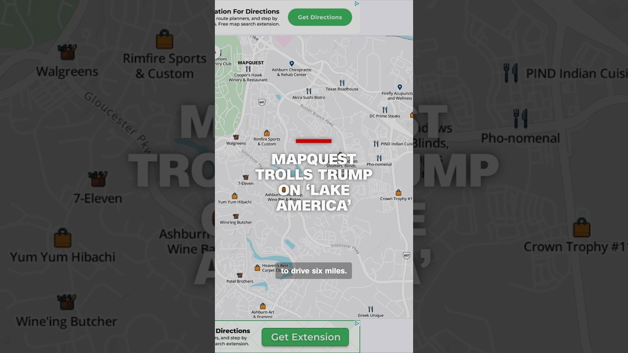 MapQuest refuses Trump's 'Lake America' renaming, sees downloads surge