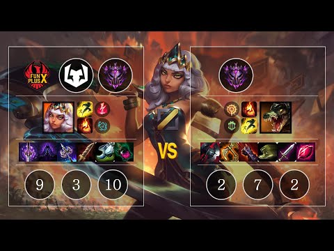 FPB Cepted Qiyana vs Renekton Mid - KR Master Patch 10.10