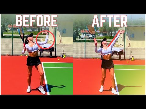 Fixing Anna’s Toss & Forehand Grip | Tennis Serve Lesson thumbnail