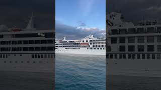 Windstar Star Seeker docked in Miami for Naming Ceremony #windstar #brandnew #newship