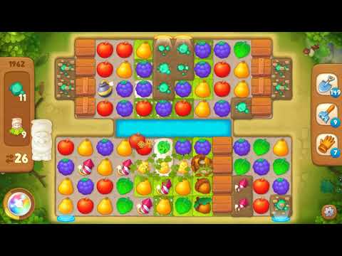 Gardenscapes Area 9 Day 1 Level 1962 - No Boosters Or Hacks