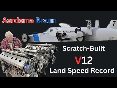 Custom Built V12 Engine Destroys Land Speed Record