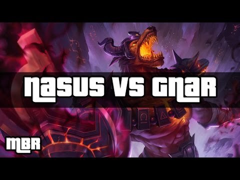 Infernal Nasus Vs Gnar (Grasp Of The Undying) | League Of Legends | HD