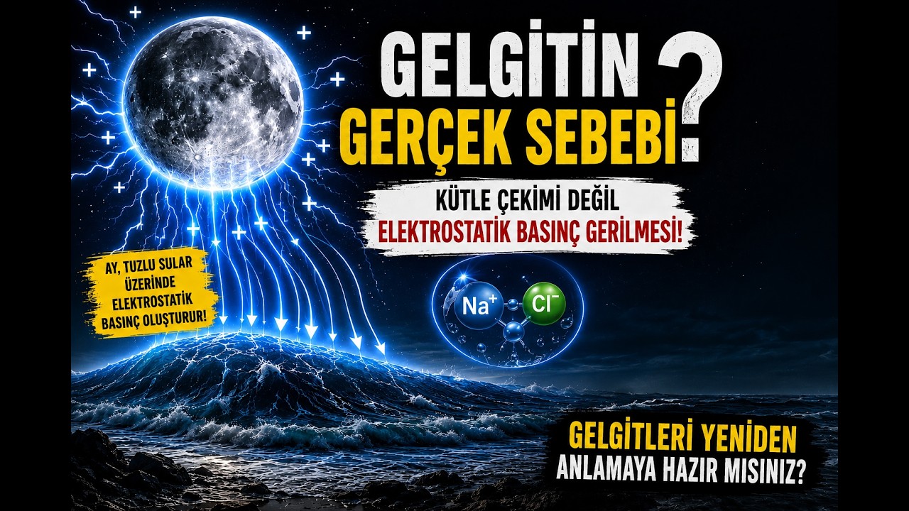 Denizlerde Gelgitin sebebi Ay'ın kütle Çekim Kuvveti Değil Elektro Statik Basınç Gerilmesidir