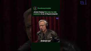 Elon was my only customer of our Al Supercomputer #jensenhuang #elonmusk #openai