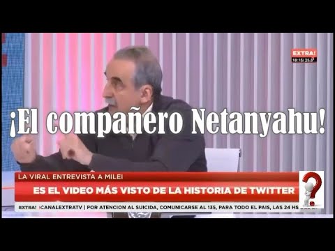 GUILLERMO MORENO, ''EL COMPAÑERO NETANYAHU'' (EXTRA TV)