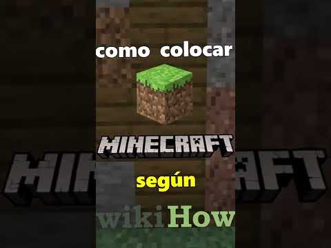 Como Colocar Bloques en Minecraft (Según WikiHow)