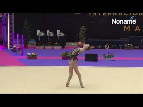 Alessia Verstappen BEL Ball Qualification (20.85) 2025 Grand Prix Marbella Spain #rhythmicgymnastics