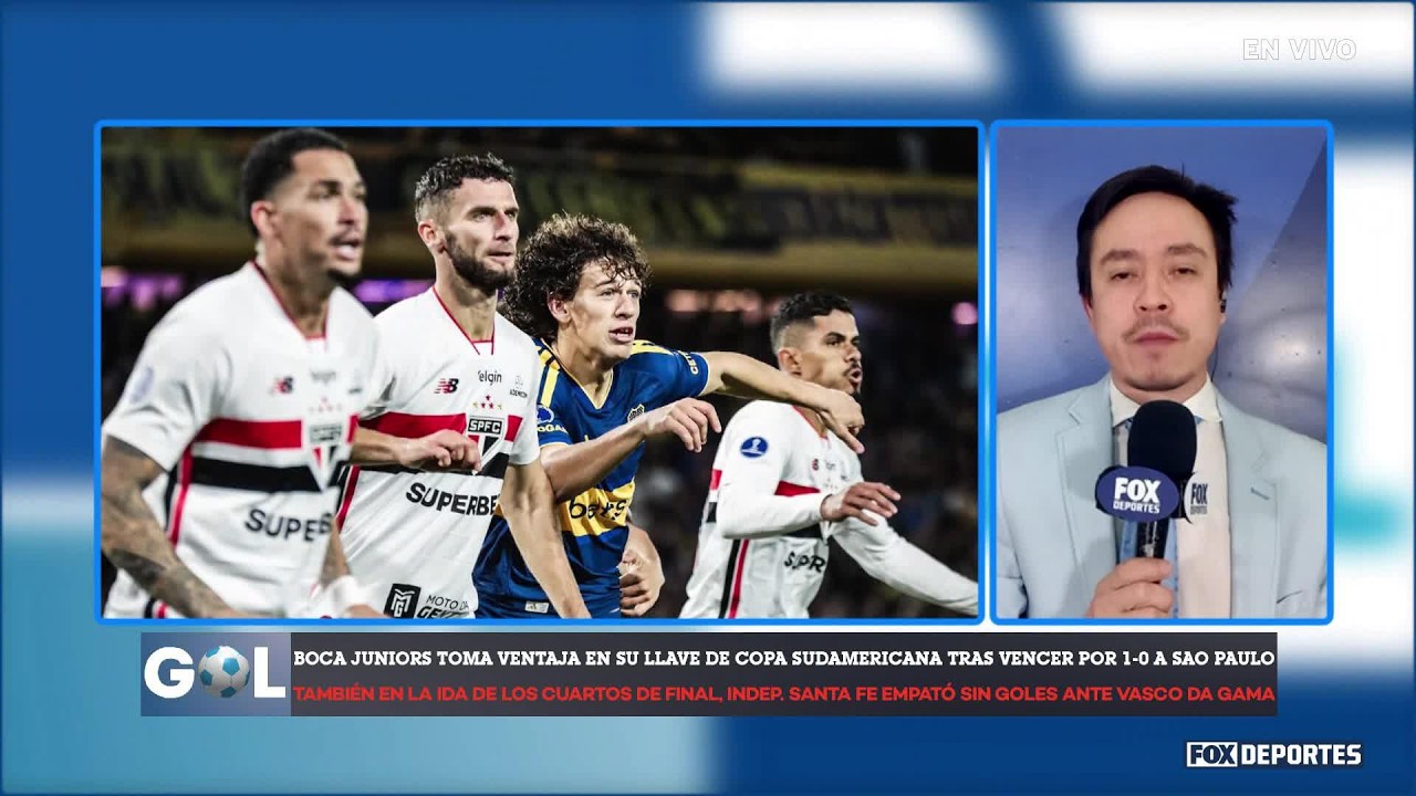BOCA JUNIORS 1-0 SAO PAULO | Triunfo por la mínima en la ida de cuartos de final | GolXGol