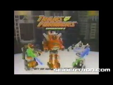 Transformers G2 Autobots Cars and Decepticon Jets commercial 1993 #2