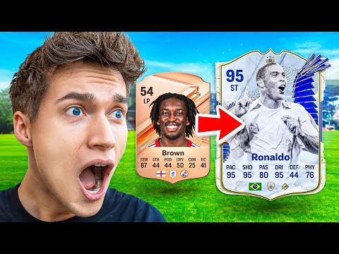 GRAM BRĄZOWYM SKŁADEM, ale CO WYGRANĄ ULEPSZAM JEDNĄ KARTĘ! (EA FC 2024)