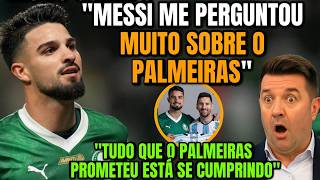 FLACO LÓPEZ REVELOU CONVERSA COM O MESSI SOBRE O PALMEIRAS PARA TV ARGENTINA