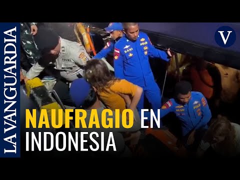 DESAPARECIDOS  | Naufragio de un barco turístico en Indonesia deja cuatro españoles sin rastro
