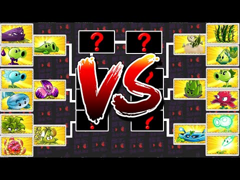 PvZ 2 Tournament - All Best Plants Max Level - Who Will Win?