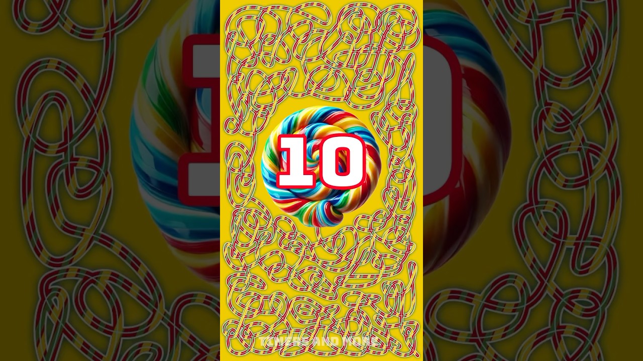 10 Second Countdown Timer | Lollipop Timer Bomb 🍭💣