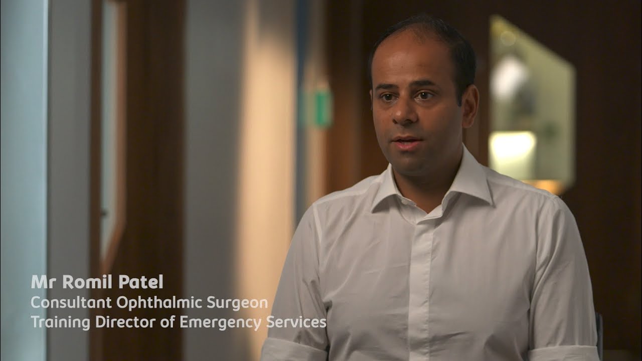 Moorfields Private consultant interview – Mr Romil Patel, Training Director of Emergency Services
