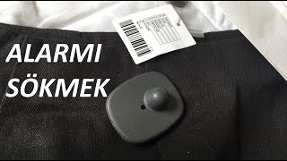 Giysi Üzerinde Unutulan Alarmı Kolayca Sökmek