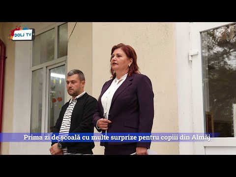 Prima zi de școală cu multe surprize pentru copiii din Almăj