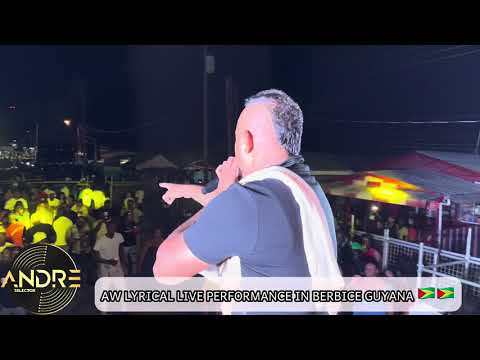 AW LYRICAL LIVE PERFORMANCE IN NEW AMSTERDAM BERBICE 🇬🇾🇬🇾 | SHH CONCERT